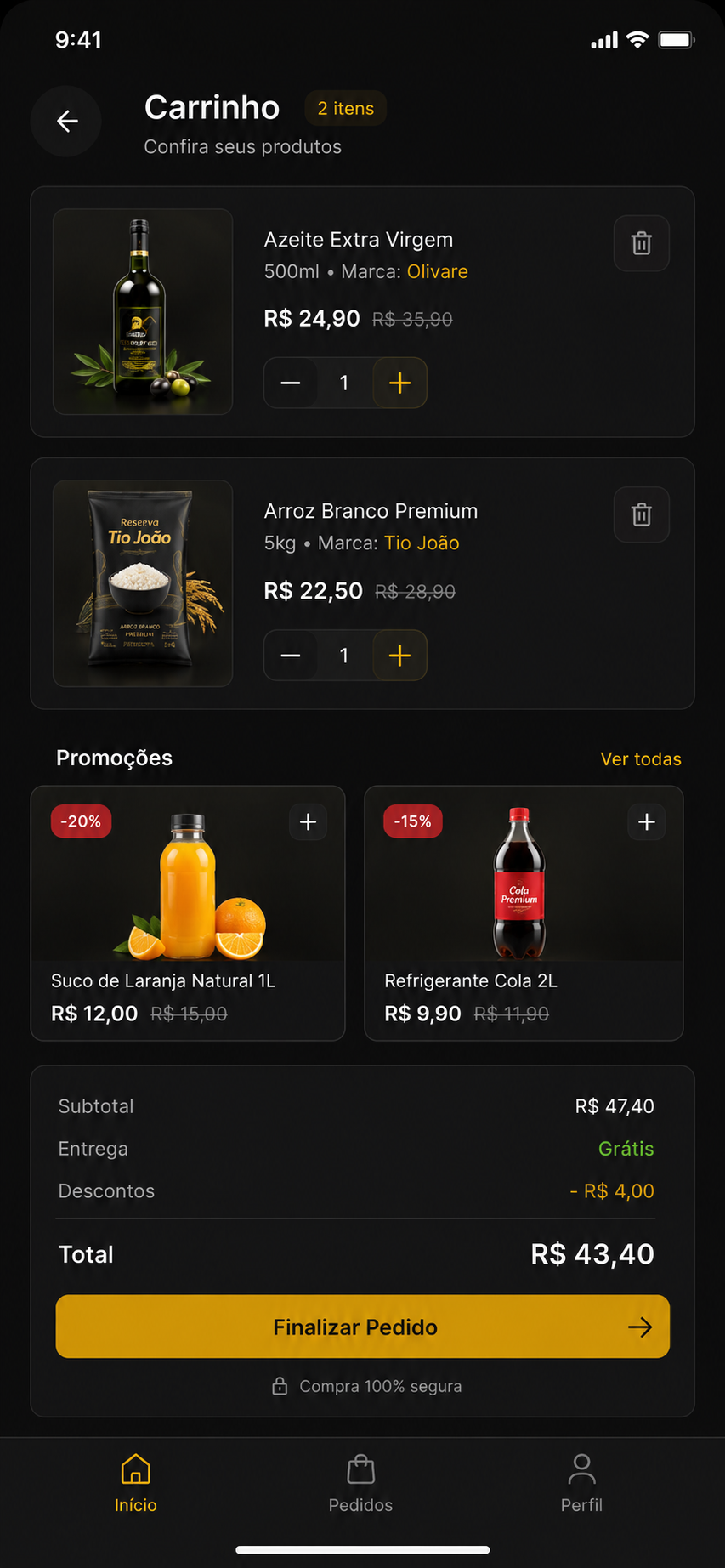 Experiência de Compra Completa